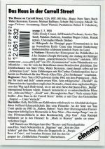Das Haus in der Caroll Street AK-Format, keine AK-Rückseite Filmtitel Werbung