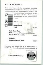 Billy Sanders keine AK Schlagersänger