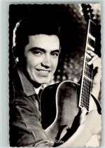 Rex Gildo mit Gitarre Foto AK Schlagersänger