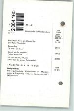 Margrit Imlau keine AK Schlagersänger