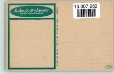 Ludedorff Spende für Kriegsbeschädigte sign Wilhelm Schulz Ludendorff Künstlerkarte