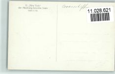 Schiff New York , Hall 2. Klasse - Foto AK Hamburg-Amerika-Linie Dampfer New York