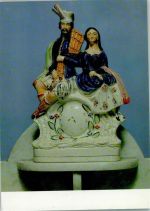Figuren aus Staffordshire Steingut Porzellan