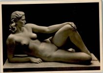 HDK Nr. 427 Photo Hoffmann, sign Klimsch "Die Woge Statue Erotik HDK
