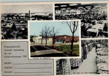 Textilfabrik, Kontor Großraum 1961 AK Van Goor Fabrik