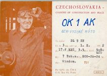 CSSR Radio DL 9 ZN Qsl-Karte