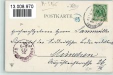 W7800 Freiburg im Breisgau Rathaus u. Denkmal Berthold Schwarz Zorn L. 1899