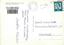 Dichter Hebel gemalt von Glattacker 1926 - Engel lesen Hebel Joh. P. 1983