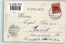 W7800 Freiburg im Breisgau Rommels Schlößchen sign Zorn Zorn L. 1899 Künstlerkarte