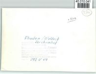 34474 W3549 Rhoden , Waldeck FOTO KEINE AK Lärchenhof Terrasse Liegestühle