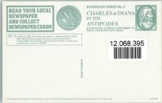 in the Antipodes Nr. 8 AK Prinz Charles u. Diana