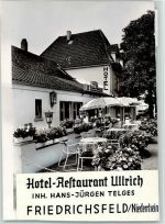 46562 W4223 Friedrichsfeld , Niederrhein FOTO KEINE AK Hotel Restaurant Ullrich
