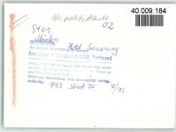 56254 W5401 Müden (Mosel) FOTO KEINE AK Hotel Severing Innenaufnahme