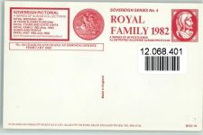 Nr. 30 Royal Family 1982 AK Prinz Charles u. Diana