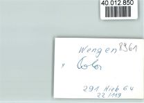 87480 W8961 Wengen , Kr Kempten, Allgäu FOTO KEINE AK
