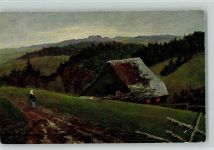 Serie I Nr. 6 Künstlerpostkarten aus dem Schwarzwald -Schwarzwaldhaus Harbers