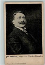 Jos. Deuschl. ca 1905 AK Opernsänger