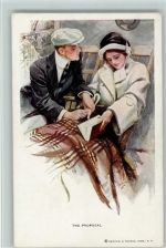 Nr. 186 - Schiffsreise an Deck ein Buch lesen , Mode Fisher, H. Künstlerkarte