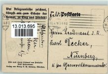 sign Ernst Liebermann Kriegsanleihe 1918 Künstlerkarte