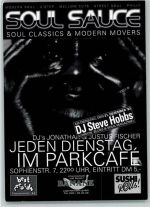 Soul Sauce - Parkcafe Sophienstr. Flyer - keine AK Rock / Pop