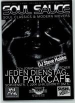 Soul Sauce - Parkcafe Sophienstr. Flyer keine AK Rock / Pop