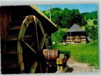 Wassermühle ca 1975 AK Schwarzwaldmühle