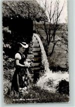 Trachten - Wassermühle ca 1965 AK Schwarzwaldmühle