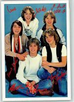 Musikgruppe die Teens - Autogrammkarte der B. keine AK Rock / Pop