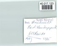 29646 W3045 Hörpel FOTO KEINE AK Berl. Landesjugendheim Haus Druhwald