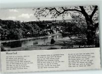 37688 W3472 Herstelle Lieder AK Weserlied