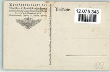 Volkslieder in Bildern Nr. 4 - Wanderer - Wohlfahrtskarte Kolonial Kriegerspende Kolonien