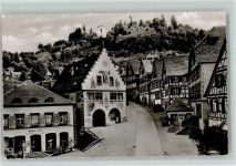 77761 W7622 Schiltach - Marktplatz und Rathaus