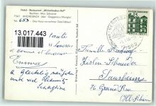 76571 W7560 Michelbach , Murgtal - Hotel Restaurant Michelbacher-Hof