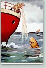 Humor - Reisekrankheit - der Hai lacht Fisch