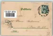 Edelweiss, color AK 1901 AK Gams Künstlerkarte