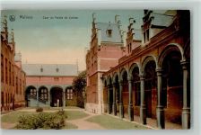 Malines - Cour de Palais de Justice ca 1915 AK Gericht