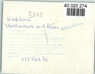 35274 W3575 Kirchhain FOTO KEINE AK Stadtmauer mit Turm