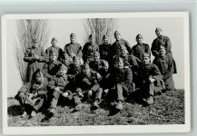 Soldatengruppe Foto AK Wehrmacht WK II