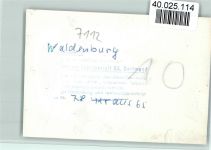 74638 W7112 Waldenburg , Württ FOTO KEINE AK