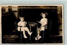 Prinz Jean und Prinzessin Elisabeth Hilda als kleine Kinder Adel Luxemburg