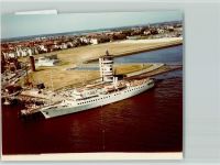 W2190 Cuxhaven Luftaufnahme Dampfer Alte Liebe Dampfer Deutschland FOTO KEINE AK