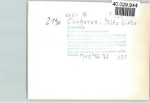 W2190 Cuxhaven Luftaufnahme Dampfer Alte Liebe Dampfer Deutschland FOTO KEINE AK