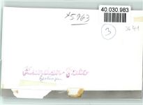 57482 W5963 Gerlingen , Biggetal FOTO KEINE AK Gasthof Conze