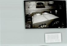 53520 W5489 Meuspath FOTO KEINE AK Finnhäuser Innenaufnahme Doppelzimmer Ehebett