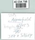 34593 W3589 Appenfeld FOTO KEINE AK Kneippbecken