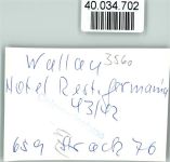 35216 W3560 Wallau , Lahn FOTO KEINE AK Hotel Restaurant Germania Innenaufnahme