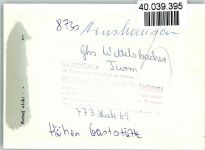 97688 W8730 Arnshausen FOTO KEINE AK Gaststätte Wittelsbacher Turm