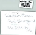 78194 W7717 Zimmern , Baar FOTO KEINE AK Restaurant Wiesengrund Innenaufnahme
