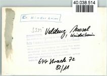 54472 W5551 Veldenz FOTO KEINE AK Evangel. Kinderheim