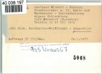 56290 W5449 Mörsdorf , Hunsrück FOTO KEINE AK Gasthaus Pension Wickert Innenaufnahme